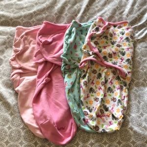 Swaddle Me swaddle sacks with Velcro, set of 4